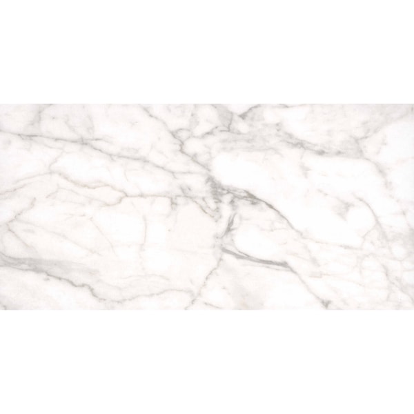 Msi White Vena 12 X 24 Ceramic Field Tile In Matte White, 8PK - ZOR-PT-0362