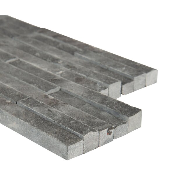 Msi Charcoal Pencil Splitface Ledger Panel 6 In. X 24 In. Slate Wall Tile, 8PK - ZOR-PNL-0073