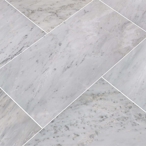Msi Arabescato Carrara SAMPLE Polished Marble Floor And Wall Tile - ZOR-NS-0031-SAM