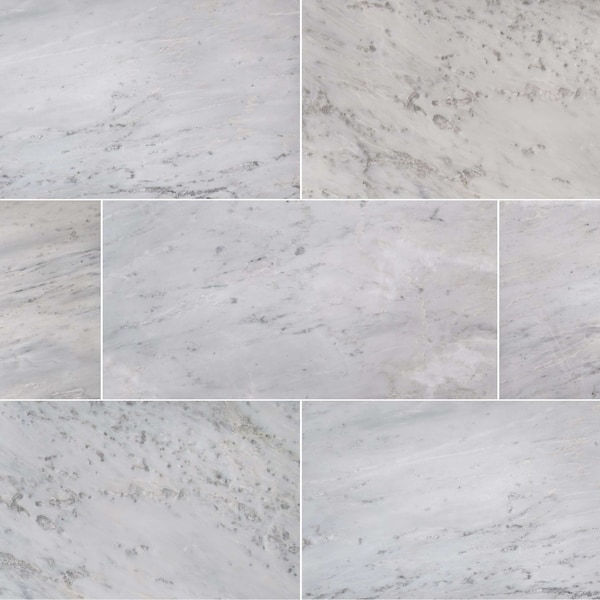 Msi Arabescato Carrara SAMPLE Polished Marble Floor And Wall Tile - ZOR-NS-0031-SAM