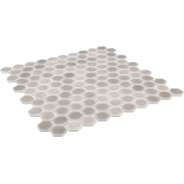 Daltile Uptown Glass 1in Hexagon Mosaic, 16.92 SQFT Per Carton, 18PK - UP211HEXMS1P