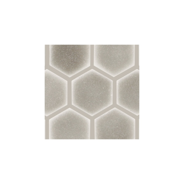 Daltile Uptown Glass 1in Hexagon Mosaic, 16.92 SQFT Per Carton, 18PK - UP211HEXMS1P