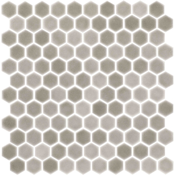 Daltile Uptown Glass 1in Hexagon Mosaic, 16.92 SQFT Per Carton, 18PK - UP211HEXMS1P