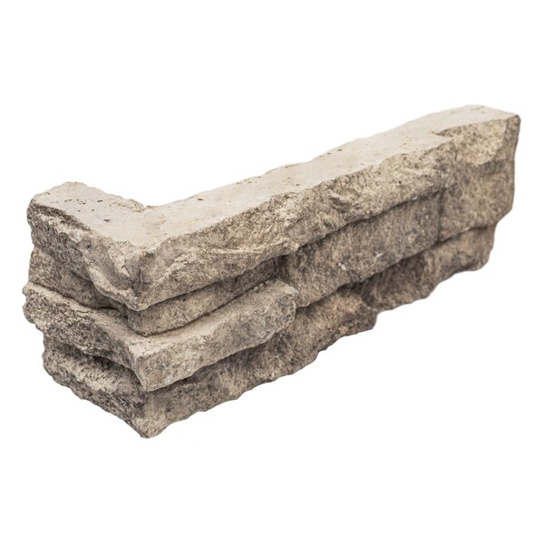Msi Woodville Rustic Corners Pattern Varying Length Natural Concrete corner Wall Tile - ZOR-PNL-0182