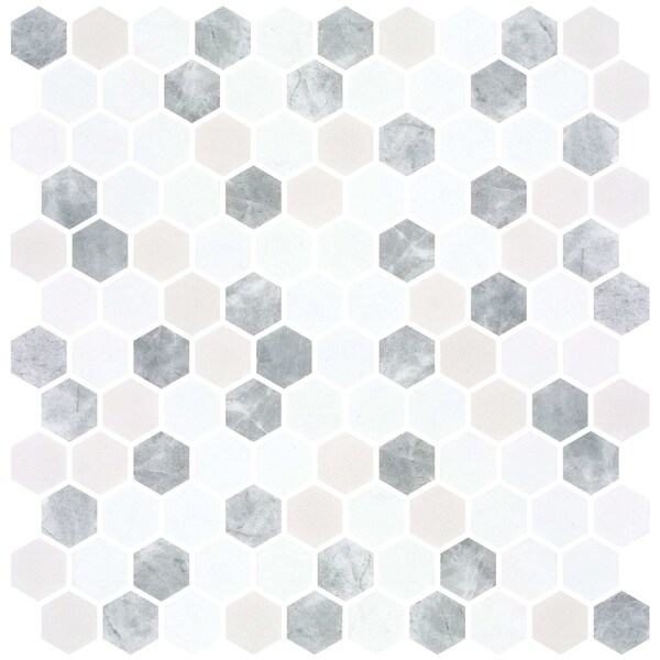 Andova Tiles ANDOVA TILES Trillions 0.01" x 0.01" Glass Honeycomb Tile - ANDTRI567