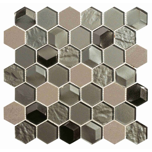 Andova Tiles SAMPLE Xen 2 W x 2 L Mosaic Wall Tile - SAM-ANDXEN605