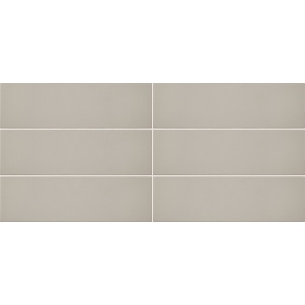 Daltile Stencil 4in x 12in Glazed Porcelain Wall & Floor Tile 8.72 SQFT Per Carton, 30PK - SC33RCT412MT