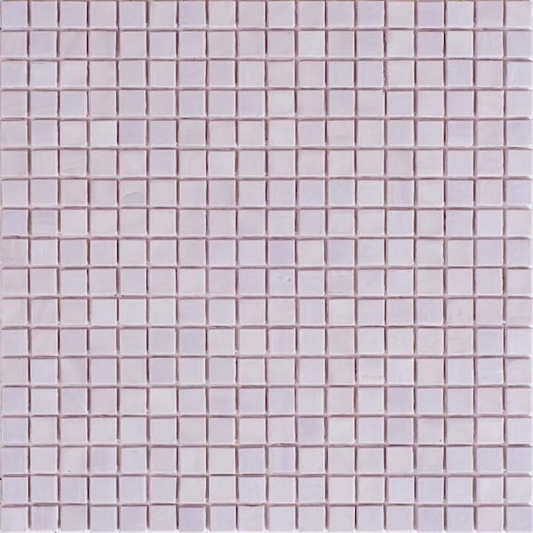 Apollo Tile Skosh 11.6 in. x 11.6 in. Glossy Lavander Glass Mosaic Wall and Floor Tile 18.69 sqft/case, 20PK - APLNB88RD224A