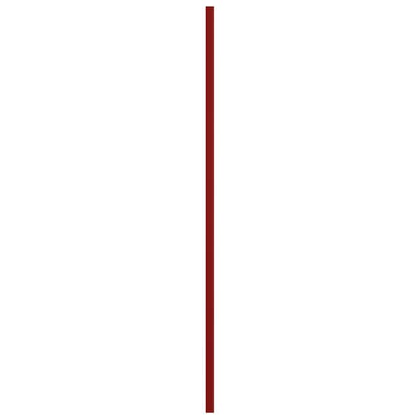 Ekena Millwork True Fit PVC Shaker Fixed Mount Shutters, Fire Red, 15W x 62H, PR - TFP001SK15X062BR