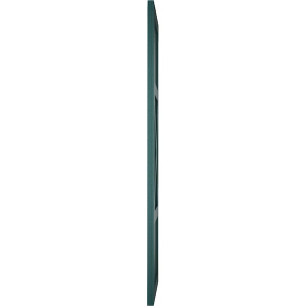 Ekena Millwork True Fit PVC Center X-Board Farmhouse Fixed Mount Shutters, Thermal Green , 15W x 34H, PR - TFP107FH15X034FG