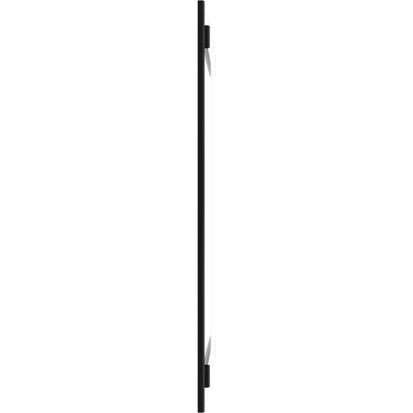 Ekena Millwork True Fit PVC Four Board Joined Board-n-Batten Shutters, Black, 21 1/2W x 45H, PR - TFP101BBF21X045BL
