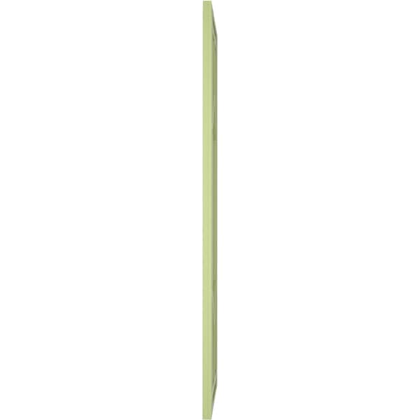 Ekena Millwork True Fit PVC Shaker Fixed Mount Shutters, Moss Green, 15W x 41H, PR - TFP001SK15X041MG