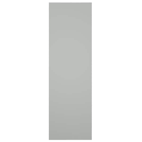 Ekena Millwork True Fit PVC Two Panel Chevron Modern Style Fixed Mount Shutters, Hailstorm Gray, 15W x 71H, PR - TFP101CV15X071ST