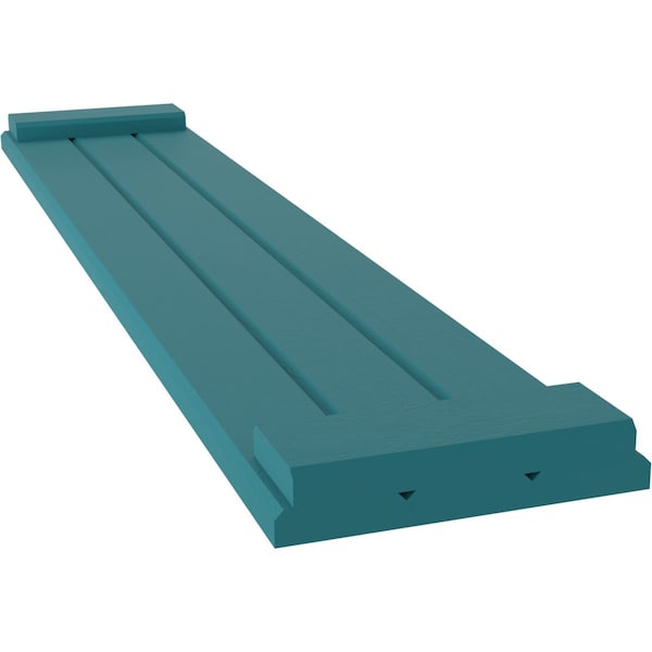 Ekena Millwork Americraft 3-Board Exterior Wood Joined Board-n-Batten Shutters w/ End Batten, ARW103BB311X31ANH, PR - ARW103BB311X31ANH
