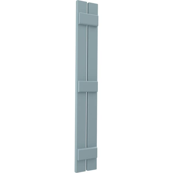 Ekena Millwork Americraft 2-Board (3 Batten) Exterior Real Wood Spaced Board-n-Batten Shutters, ARW401SB207X37SBH, PR - ARW401SB207X37SBH