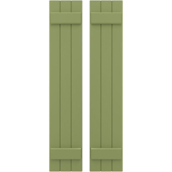 Ekena Millwork Americraft 3-Board (2 Batten) Exterior Real Wood Joined Board-n-Batten Shutters, ARW101BB311X82MGH, PR - ARW101BB311X82MGH