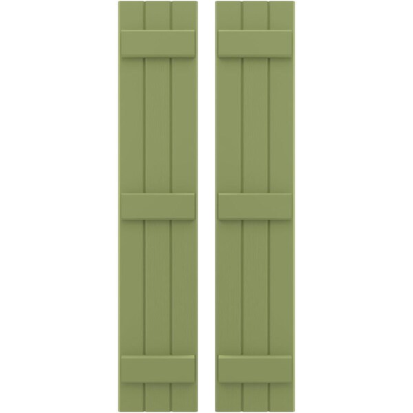 Ekena Millwork Americraft 3-Board (3 Batten) Exterior Real Wood Joined Board-n-Batten Shutters, ARW401BB311X72MGH, PR - ARW401BB311X72MGH