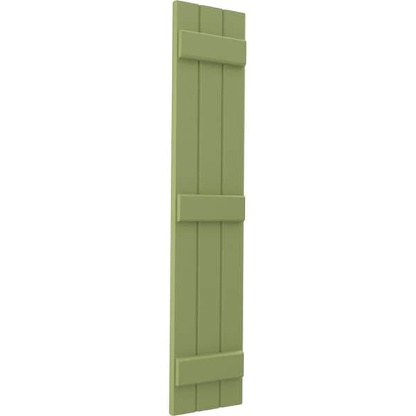 Ekena Millwork Americraft 3-Board (3 Batten) Exterior Real Wood Joined Board-n-Batten Shutters, ARW401BB311X72MGH, PR - ARW401BB311X72MGH
