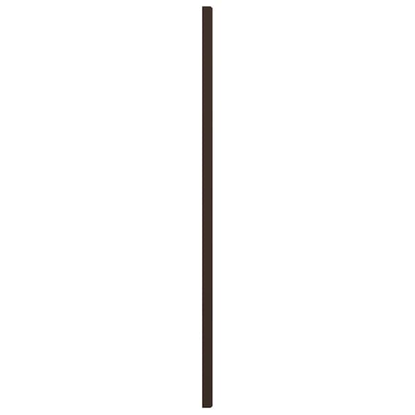 Ekena Millwork True Fit PVC, Two Board Framed Board-n-Batten Shutters, Raisin Brown, 10 3/4W x 51H, PR - TFP101BF11X051TB