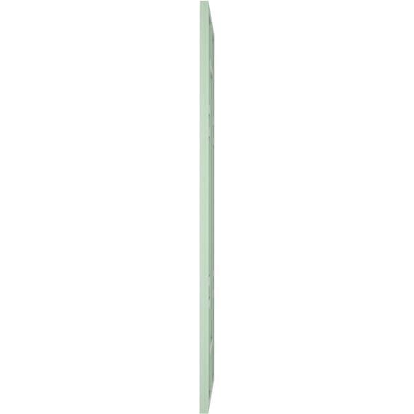 Ekena Millwork True Fit PVC Hastings Fixed Mount Shutters, Track Green, 15W x 46H, PR - TFP001HS15X046TG