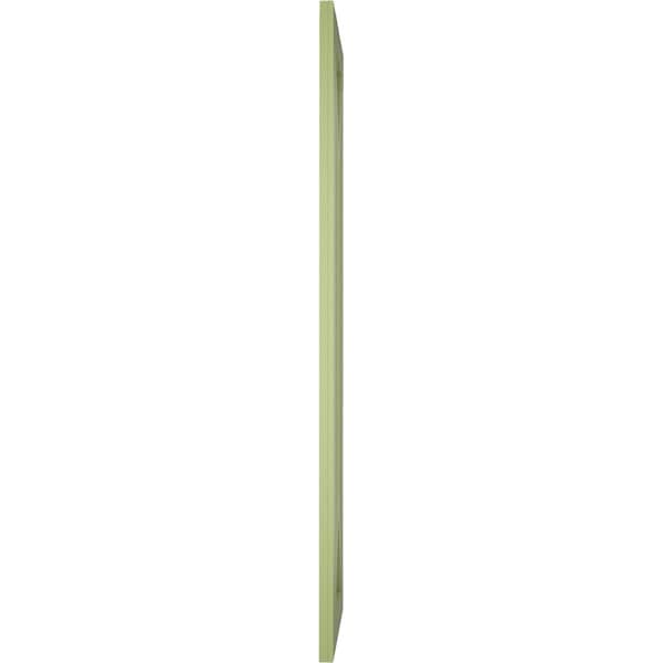Ekena Millwork True Fit PVC San Carlos Mission Style Fixed Mount Shutters, Moss Green, 12W x 71H, PR - TFP001SC12X071MG