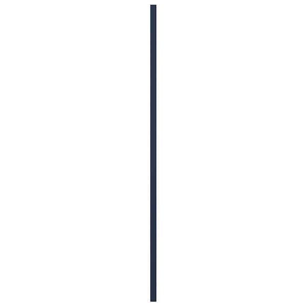 Ekena Millwork PVC Single Panel Herringbone Modern Style Fixed Mount Shutters Starless Night Blue, 12W x 34H, PR - TFP001HB12X034OB