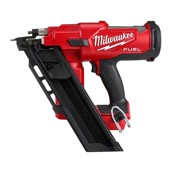 Milwaukee Tool M18 Fuel 18V Cordless Brushless 30° Framing Nailer W/Belt Hook & Rafter Hook - Tool Only - ML2745-20