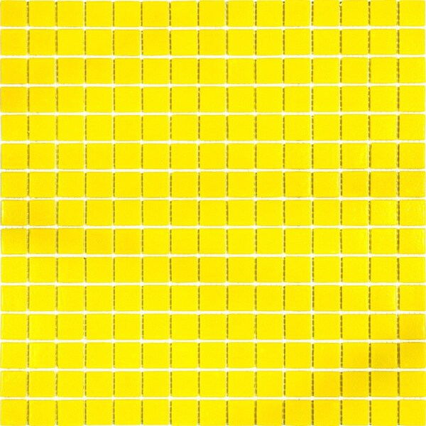 Apollo Tile Dune 12 in. x 12 in. Glossy Lemon Yellow Glass Mosaic Wall and Floor Tile 20 sq. ft./case, 20PK - APLSA88YL302A