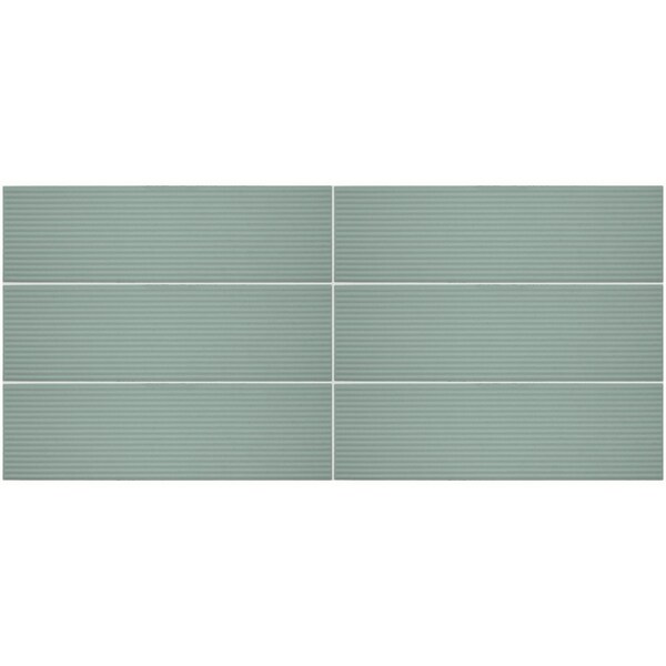 Daltile Stencil 4in x 12in Glazed Porcelain Linear Wall Tile 8.72 SQFT Per Carton, 30PK - SC37RCT412LNRMT