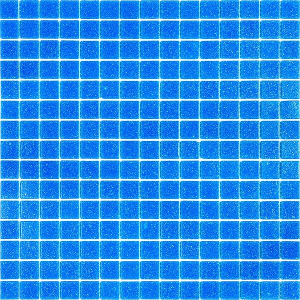 Apollo Tile Dune 12 in. x 12 in. Glossy Azure Blue Glass Mosaic Wall and Floor Tile 20 sq. ft./case, 20PK - APLSA88BL506A