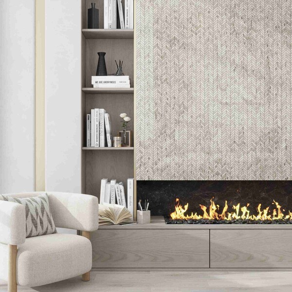 Apollo Tile Mirage 11 x 13 in. Polished Frosted White with Wall and Floor Tile 4.9 sq ft/case, 5PK - APLSAH88CV08A
