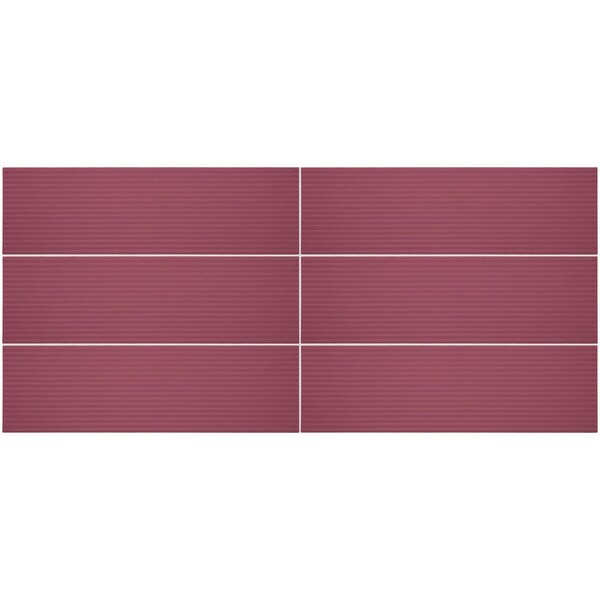Daltile Stencil 4in x 12in Glazed Porcelain Linear Wall Tile 8.72 SQFT Per Carton, 30PK - SC36RCT412LNRMT