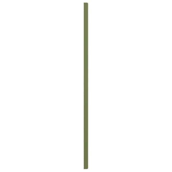 Ekena Millwork True Fit PVC, Two Board Framed Board-n-Batten Shutters, Moss Green, 10 3/4W x 103H, PR - TFP101BF11X103MG