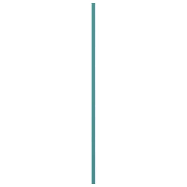 Ekena Millwork True Fit PVC San Carlos Mission Style Fixed Mount Shutters, Pure Turquoise, 18W x 47H, PR - TFP001SC18X047PT