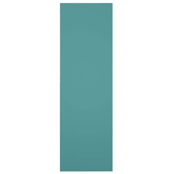 Ekena Millwork True Fit PVC San Carlos Mission Style Fixed Mount Shutters, Pure Turquoise, 18W x 47H, PR - TFP001SC18X047PT