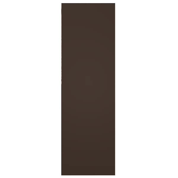 Ekena Millwork True Fit PVC Shaker Fixed Mount Shutters, Raisin Brown, 18W x 38H, PR - TFP001SK18X038TB