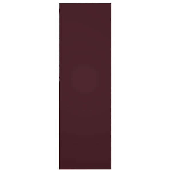 Ekena Millwork True Fit PVC San Carlos Mission Style Fixed Mount Shutters, Wine Red, 18W x 38H, PR - TFP001SC18X038WR