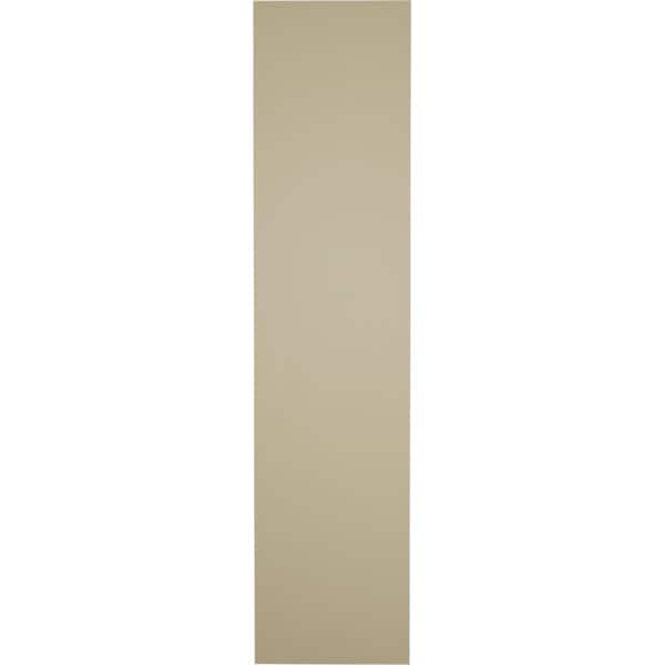 Ekena Millwork Rustic Two Board Joined Board-n-Batten Hand Hewn Faux Wood Shutters, 11W x 24H, PR - SHUBJS11X24HHPR