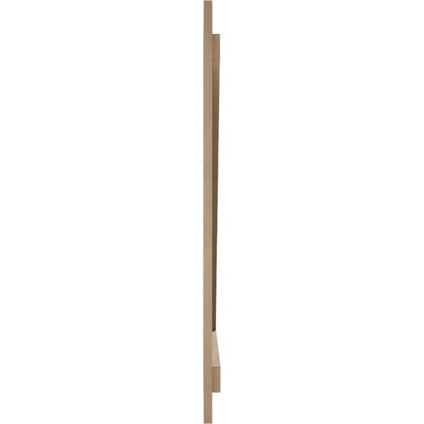 Ekena Millwork Rustic Three Board Spaced Board-n-Batten Rough Sawn Faux Wood Shutters w/Z-Board, 17 1/2W x 66H, PR - SHUBSZ17X66RSPR