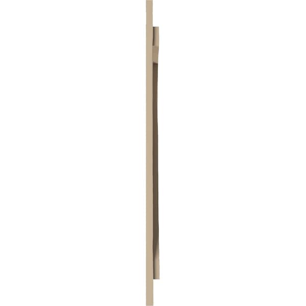 Ekena Millwork Rustic Three Board Spaced Board-n-Batten Rough Sawn Faux Wood Shutters w/Z-Board, 17 1/2W x 66H, PR - SHUBSZ17X66RSPR