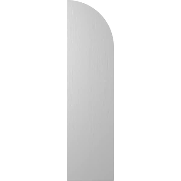 Ekena Millwork Americraft 4-Board (3 Batten) Wood Joined Board-n-Batten Shutters w/ Arch Top, ARW401BQ414X56PRH - ARW401BQ414X56PRH
