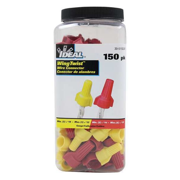 Kit de Conectores Giratorios Buchanan, Amarillo y Rojo, 150 piezas. - 30-5152JR