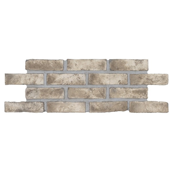 Msi Doverton Gray 105 in X 28 in Clay Brick Mosaic Tile, 5PK - ZOR-MD-0540