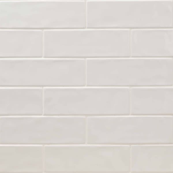 Msi Urbano Pure 4 In. X 12 In. Glossy Ceramic White Subway Tile, 30PK - ZOR-PT-0154