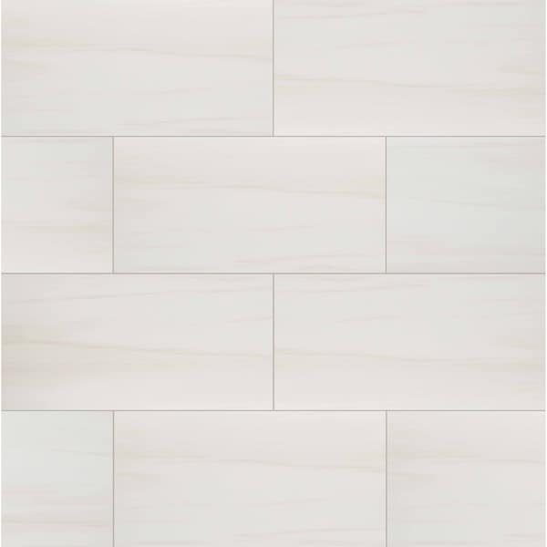 Msi Eden Dolomite 12 In X 24 In. Polished Porcelain Floor And Wall Tile, 8PK - ZOR-PT-0303