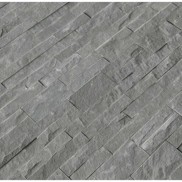 Msi Mountain Bluestone Splitface Ledger Panel 6 In. X 24 In. Natural Sandstone Wall Tile, 6PK - ZOR-PNL-0002