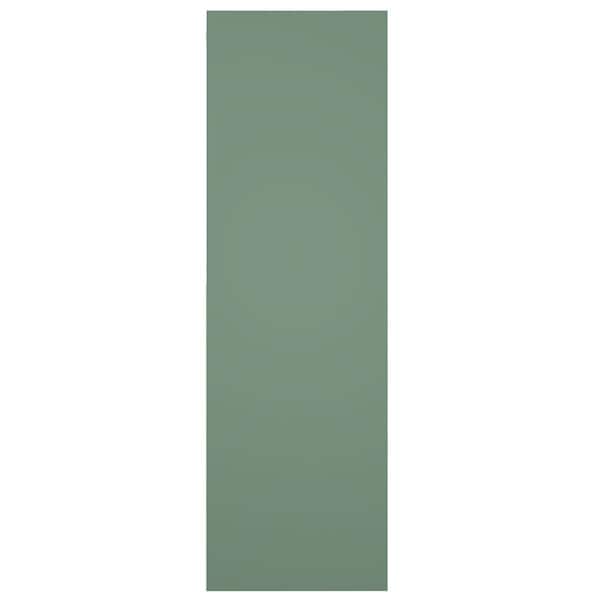 Ekena Millwork True Fit PVC Horizontal Slat Modern Style Fixed Mount Shutters, Track Green, 15W x 29H, PR - TFP001HZ15X029TG