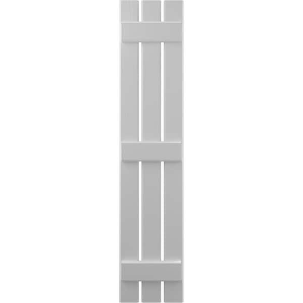 Ekena Millwork Americraft 3-Board (3 Batten) Exterior Real Wood Spaced Board-n-Batten Shutters, ARW401SB311X64PRH - ARW401SB311X64PRH