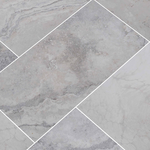 Msi Napa Gray 12 In. X 24 In. Glazed Ceramic Floor And Wall Tile, 8PK - ZOR-PT-0323