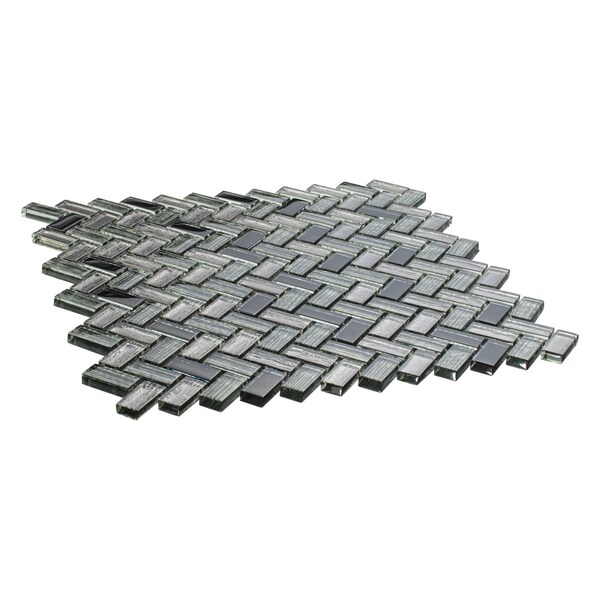 Andova Tiles SAMPLE-Velmo 1 in. x 1.25 in. Glass Mosaic Wall Tile - SAM-ANDVEL1016